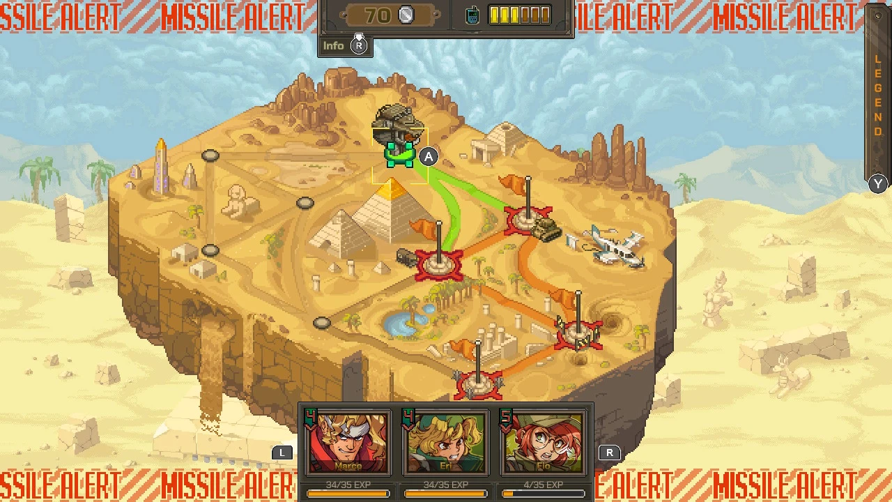 Metal Slug Tactics - mapa