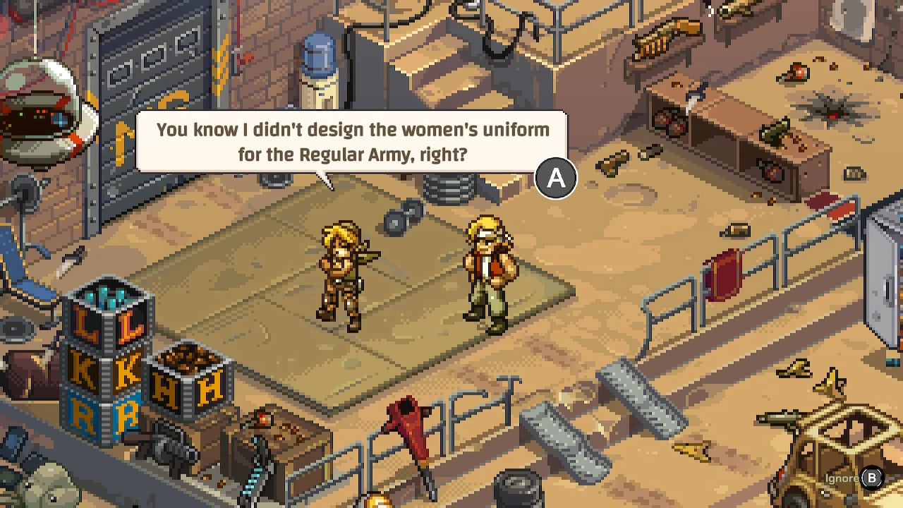 Metal Slug Tactics - scenka