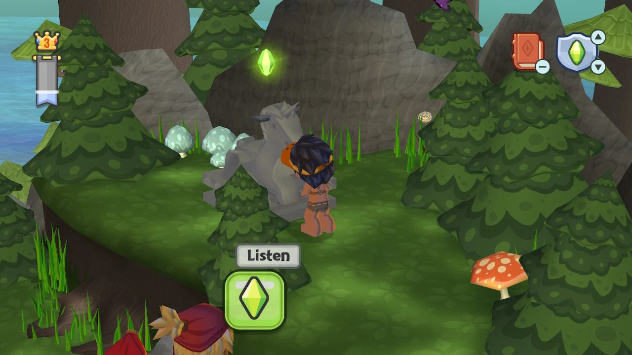 MySims Kingdom - statua