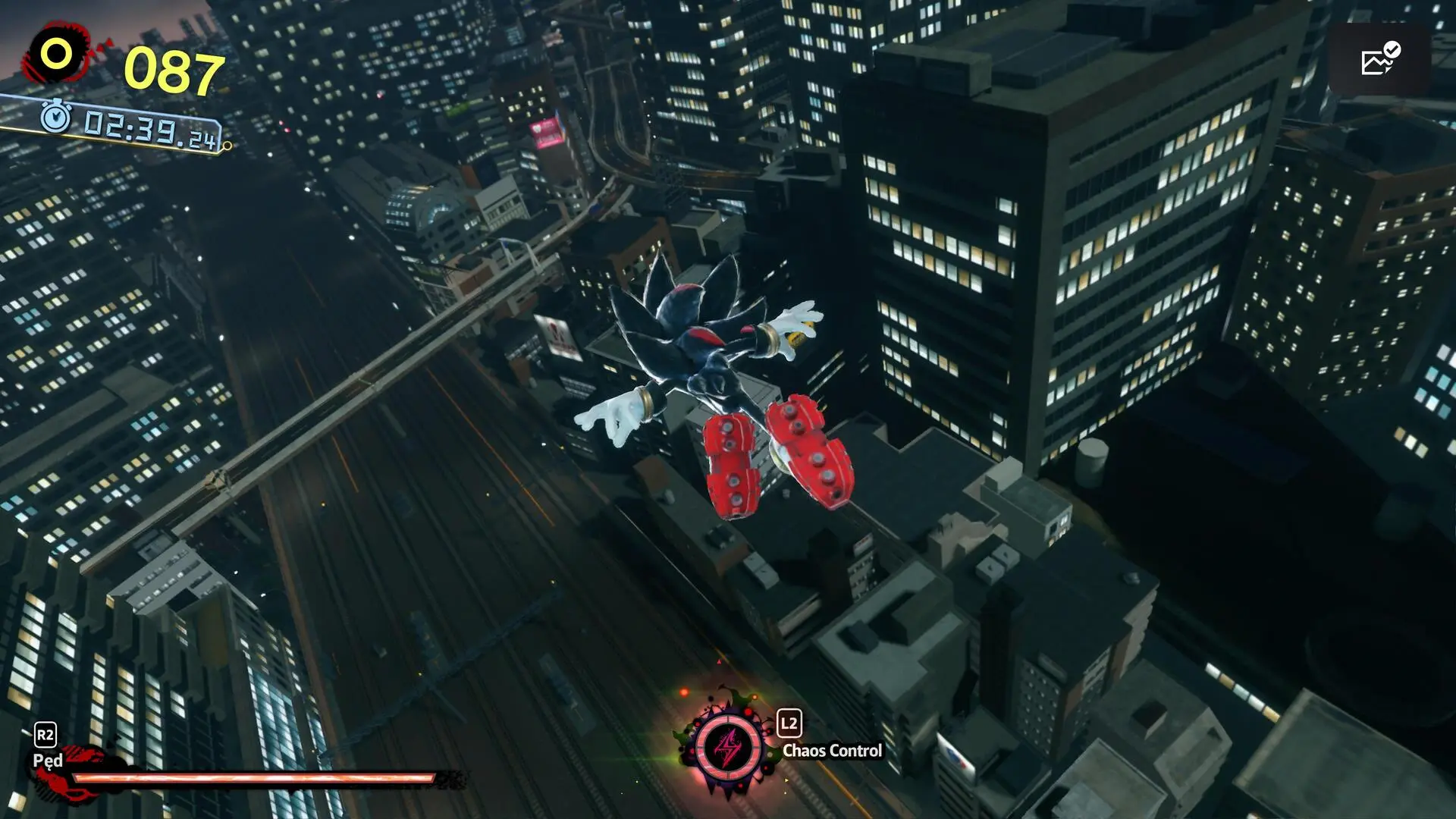 Paczka z filmu Sonic 3 - spadanie