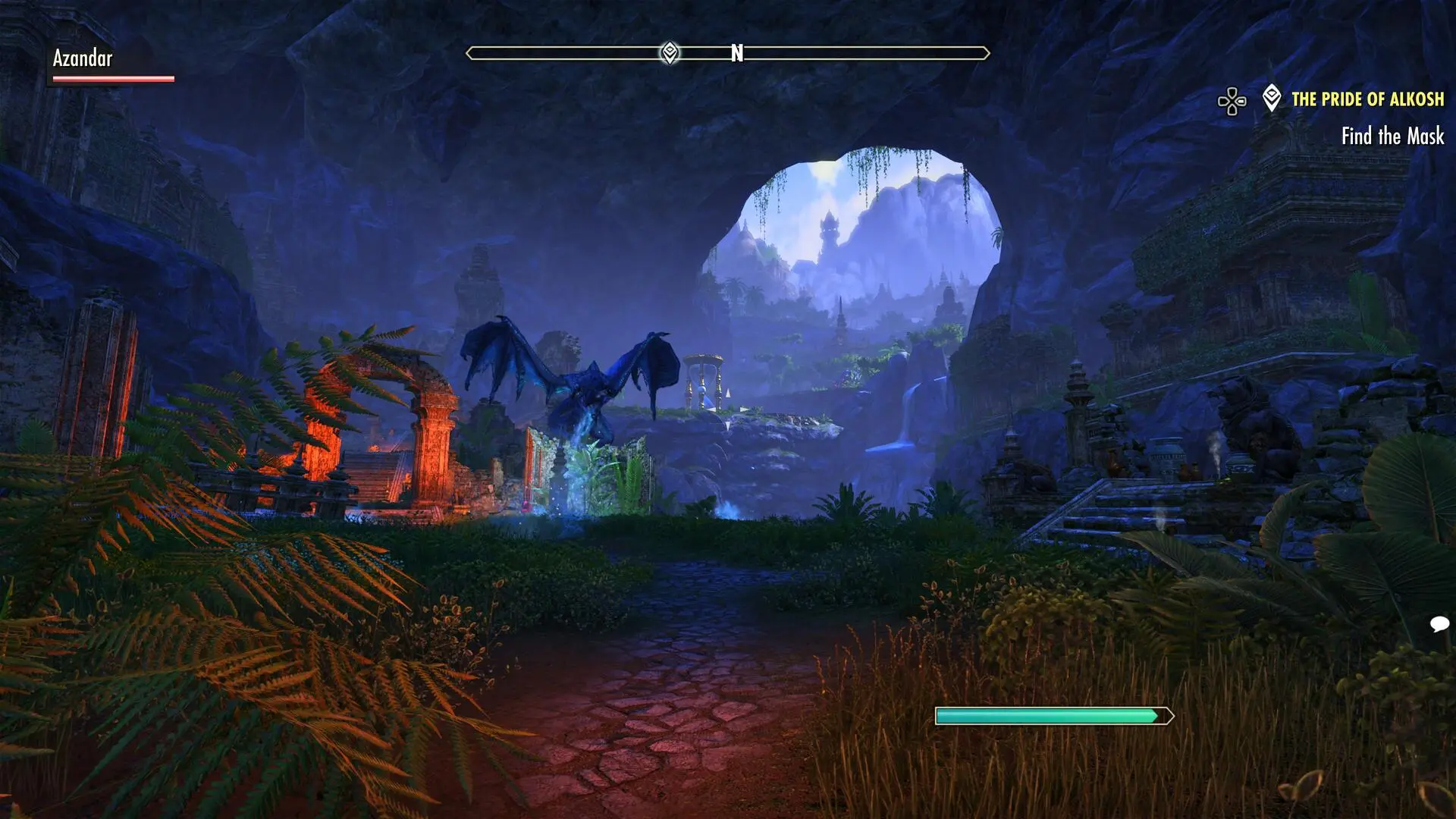 Dragonhold - smok w oddali