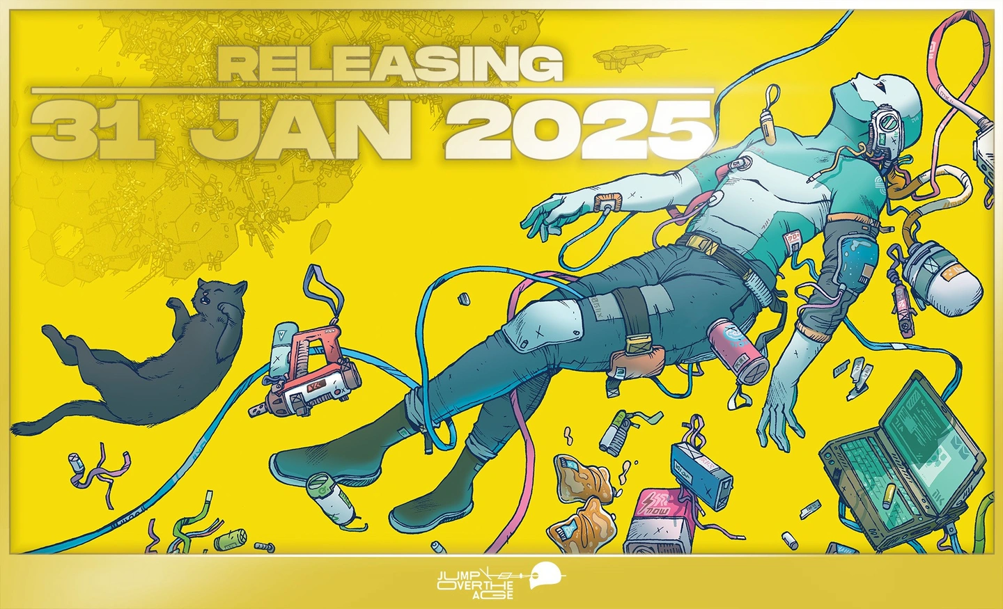 Citizen Sleeper 2: Starward Vector - grafika ogłaszająca datę premiery 31.01.2025.