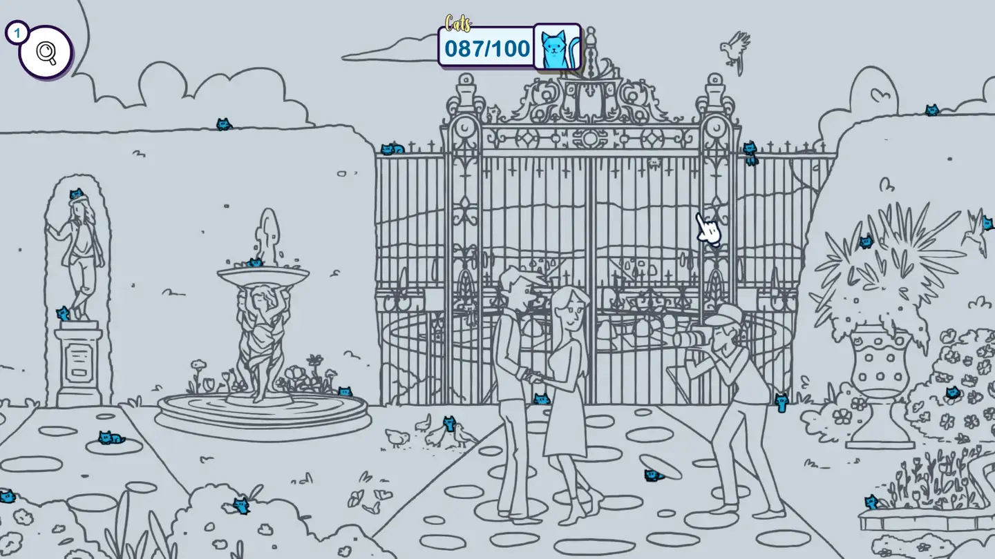 Zrzu ekranu z gry Hidden Cats in Paris