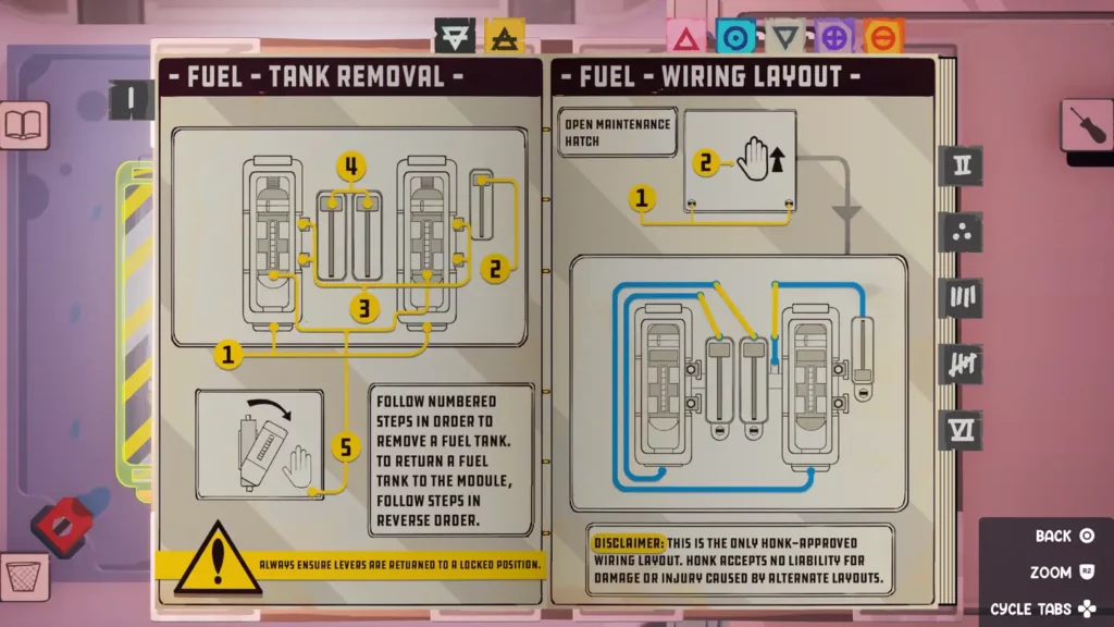 Instrukcja naprawy modułu paliwa.