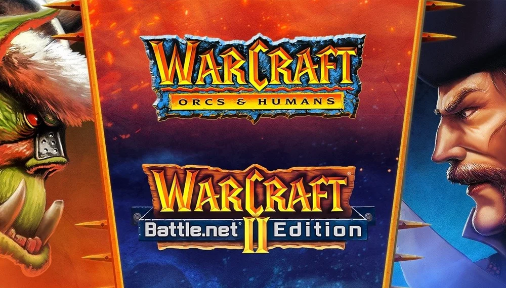 Grafika przedstawiająca zestaw WarCraft i Warcraft II na GOG.com