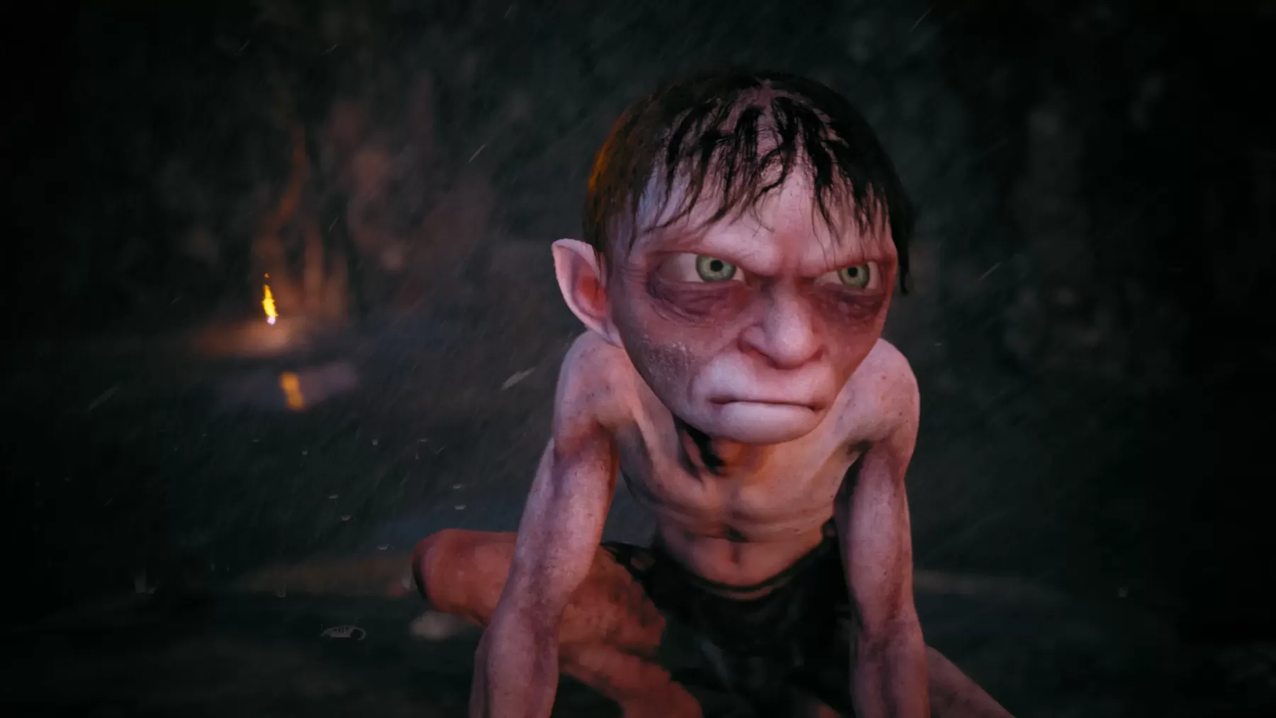 Gollum, ikoniczna postać z trylogii 'Władca Pierścieni'.