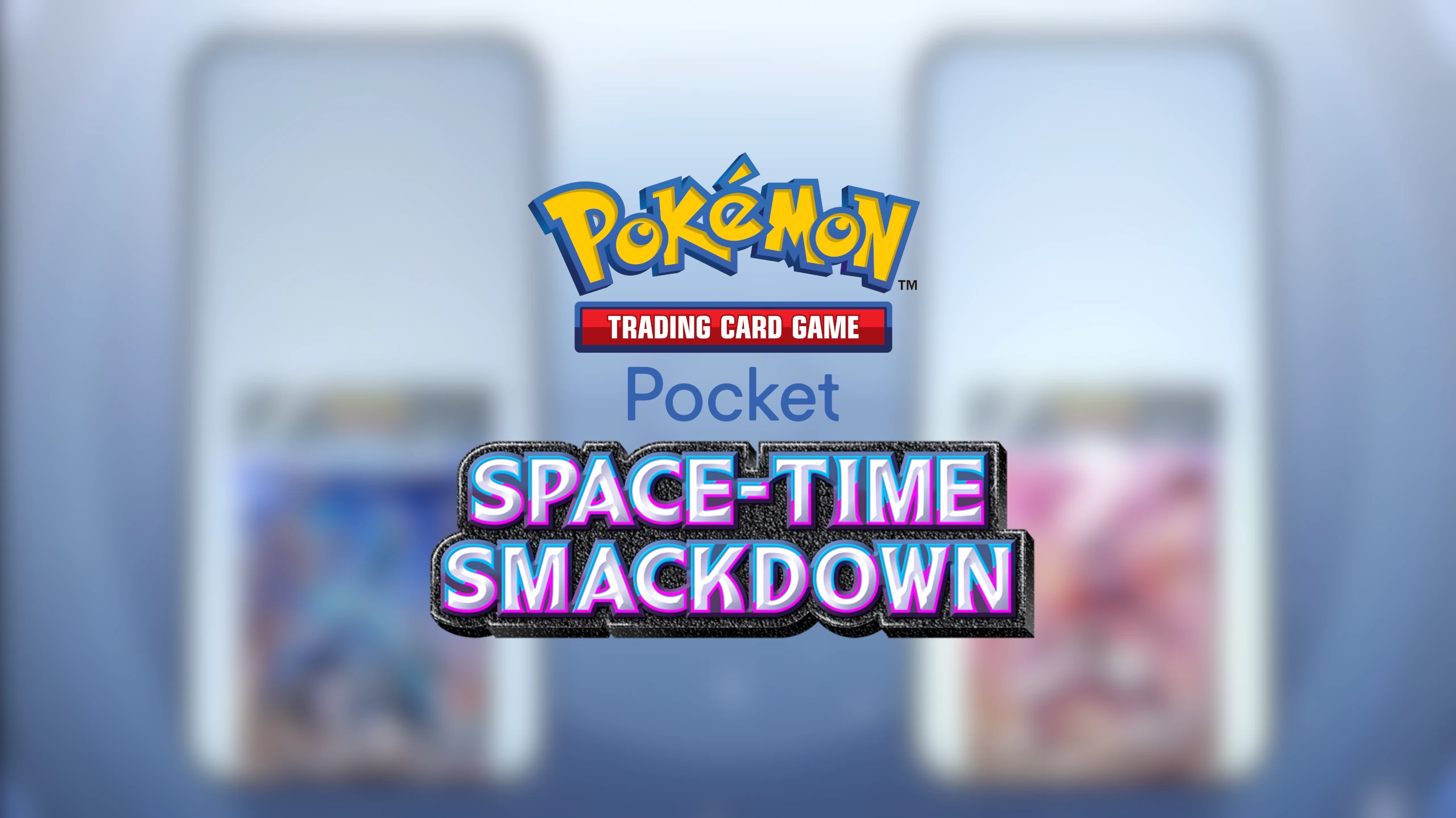 Premiera Space-Time Smackdown — logo dodatku oraz gry Pokemon TCG Pocekt