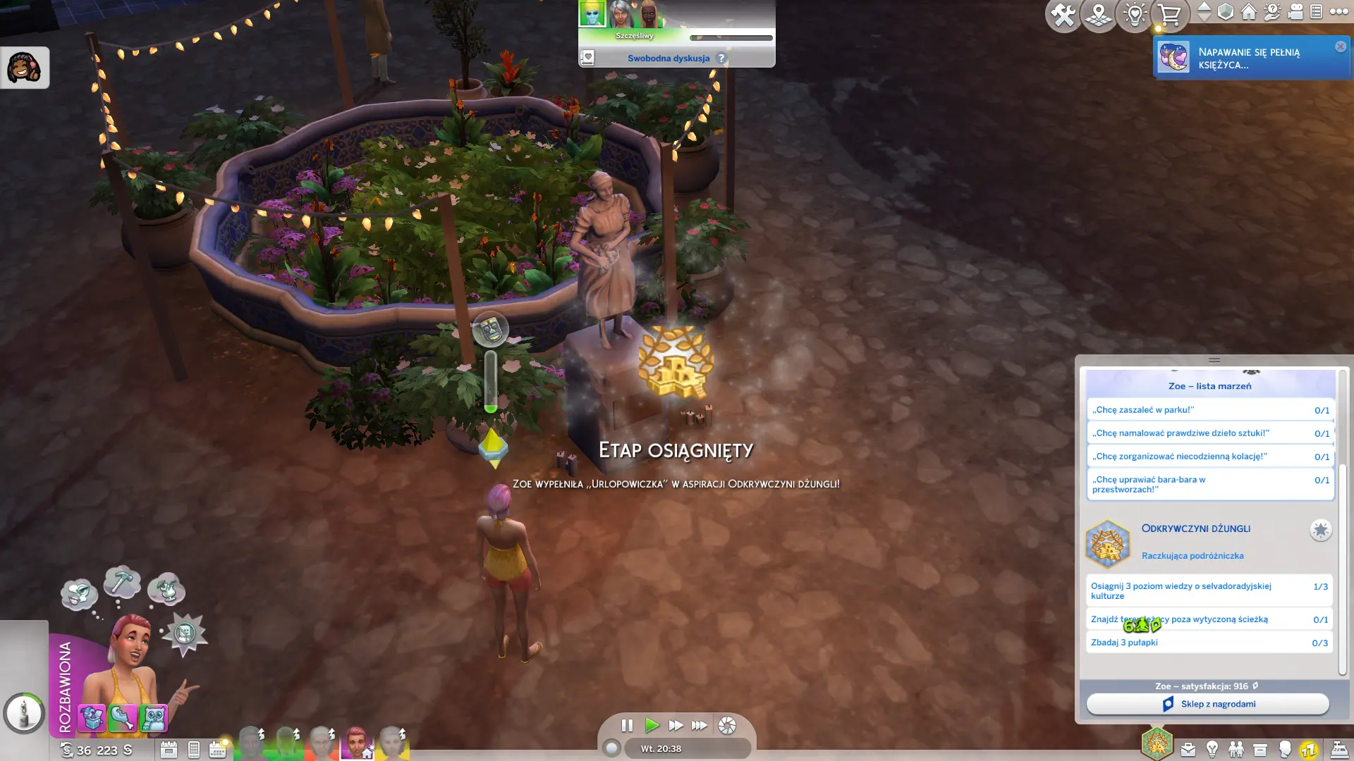 Przygoda w dżungli - posąg