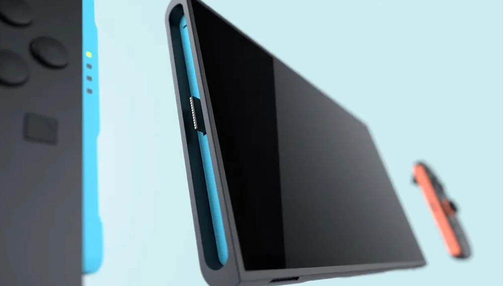 Nintendo Switch 2 - Bok z wypiętym Joy-Conem