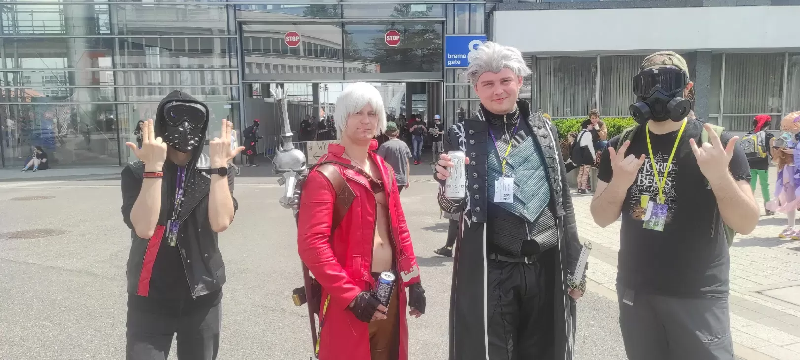 Dante i Virgil z obstawą