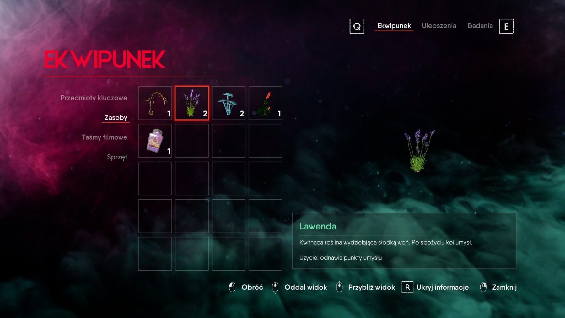 The Chant - Interfejs