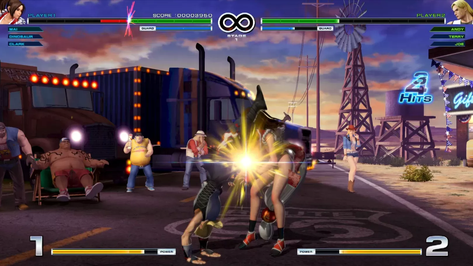 The King of Fighters - Mai vs Andy