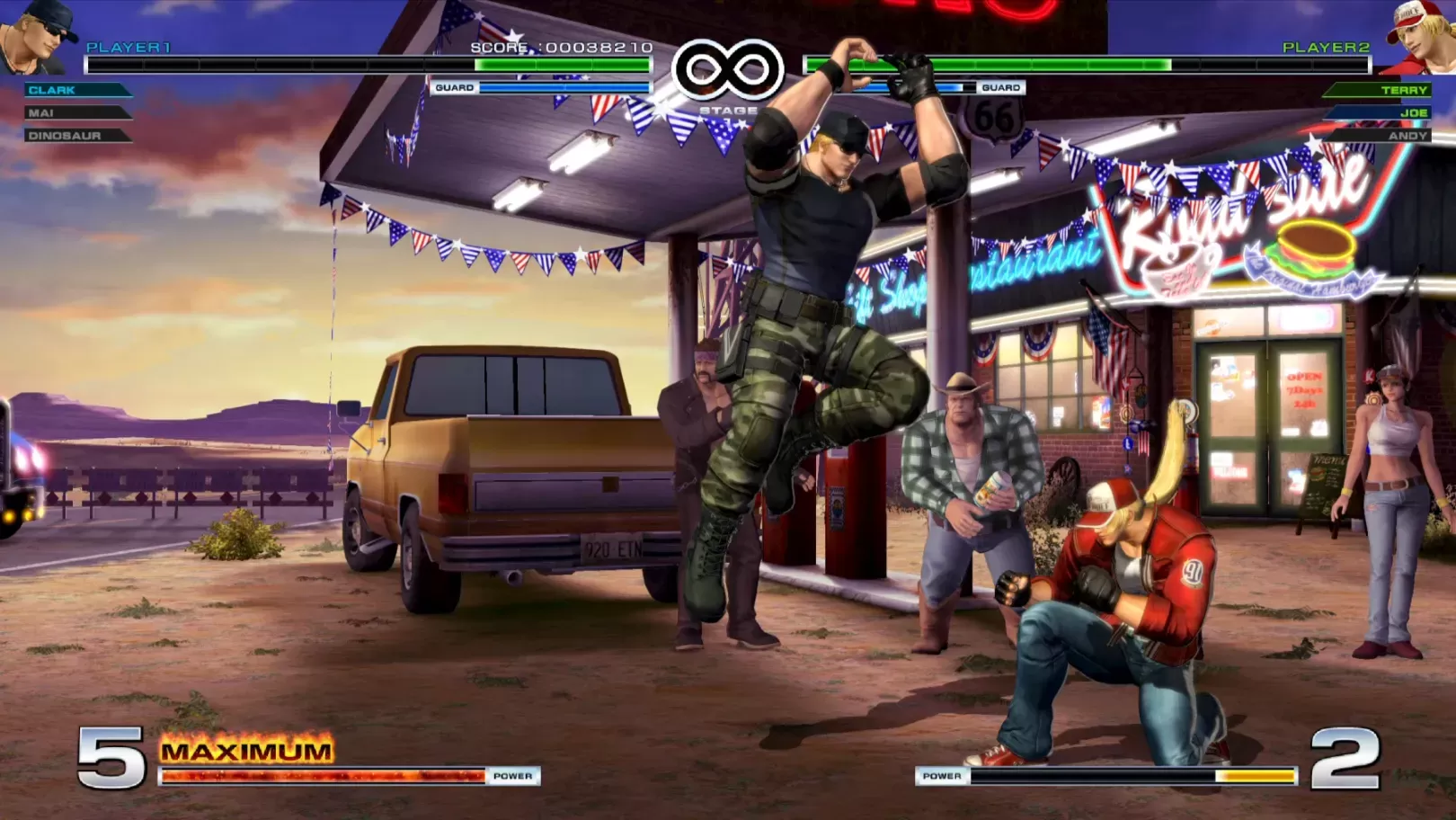 The King of Fighters - mocne starcie na stacji.