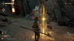 Maskless One stojący przed Węzłem