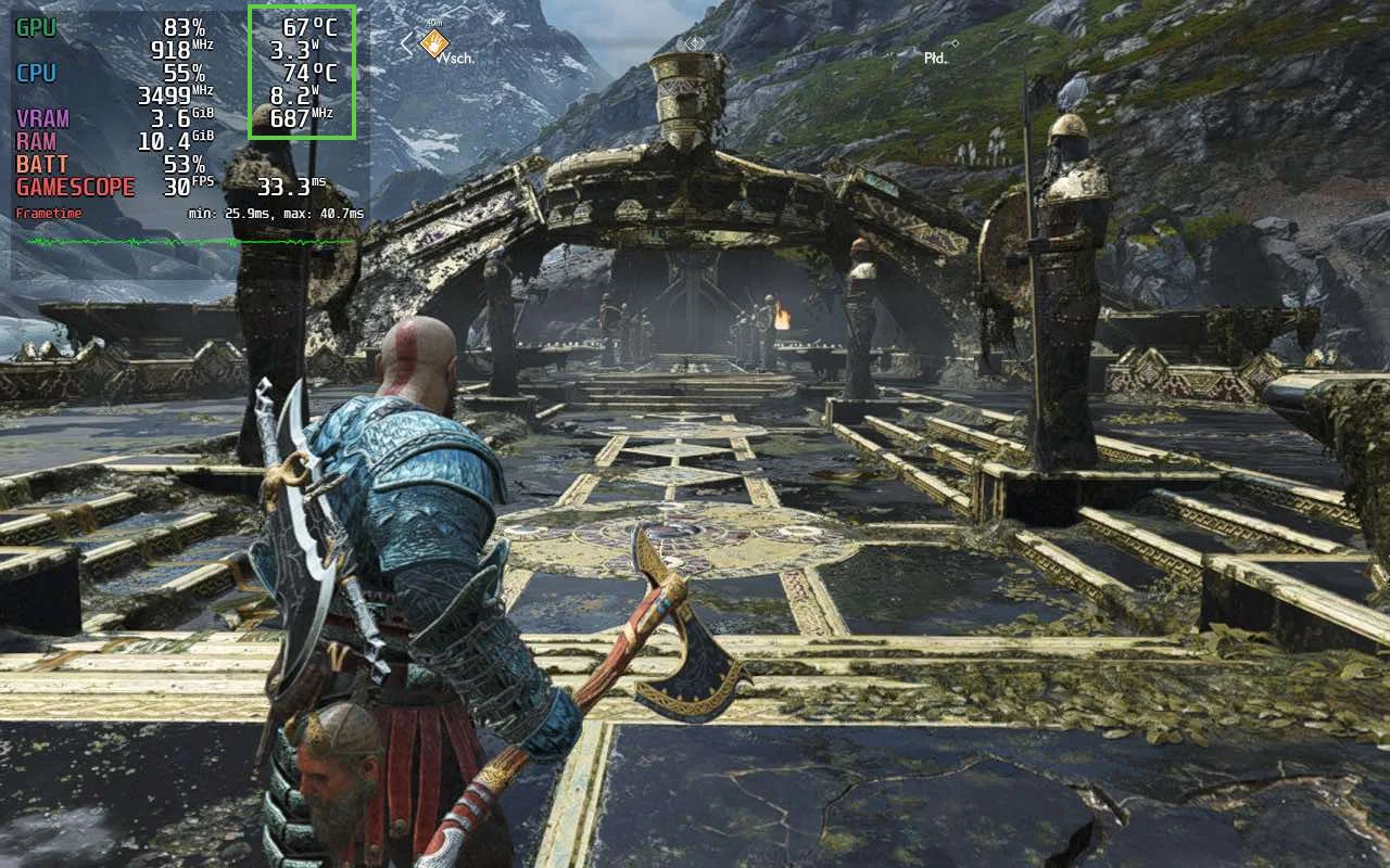 Gow of War z Back Plate (JSAUX)