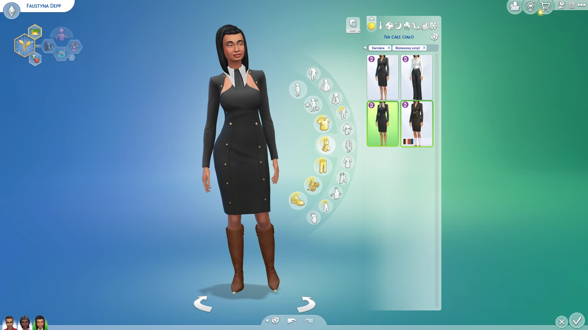 Wysmakowany salon - tworzenie sima