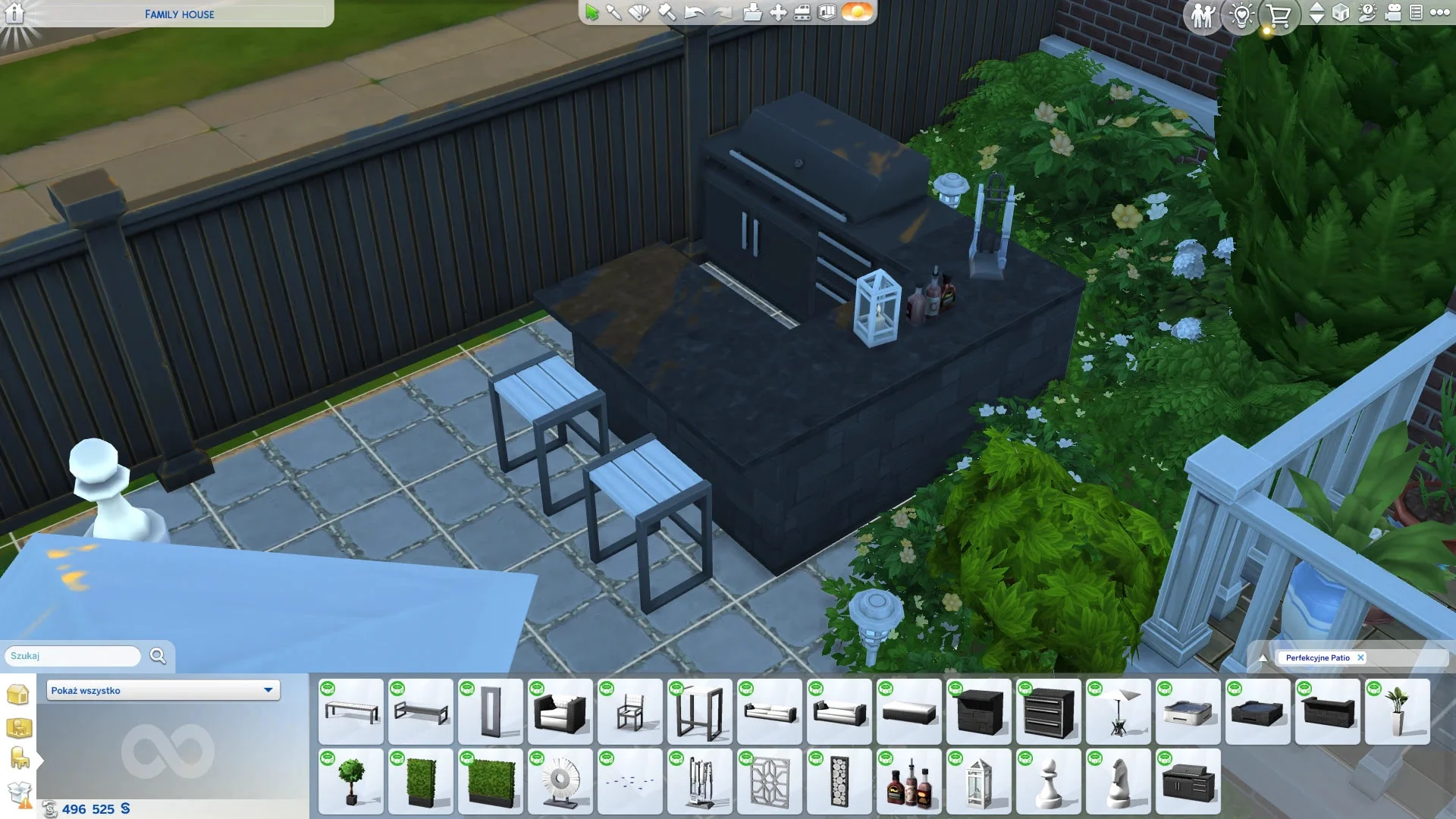 Perfekcyjne patio - sekcja grillowa