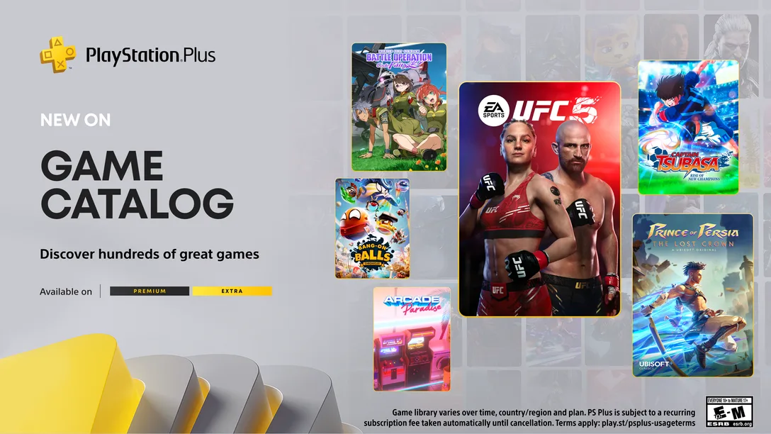 Lista gier w PlayStation Plus Extra i Premium na marzec 2025.