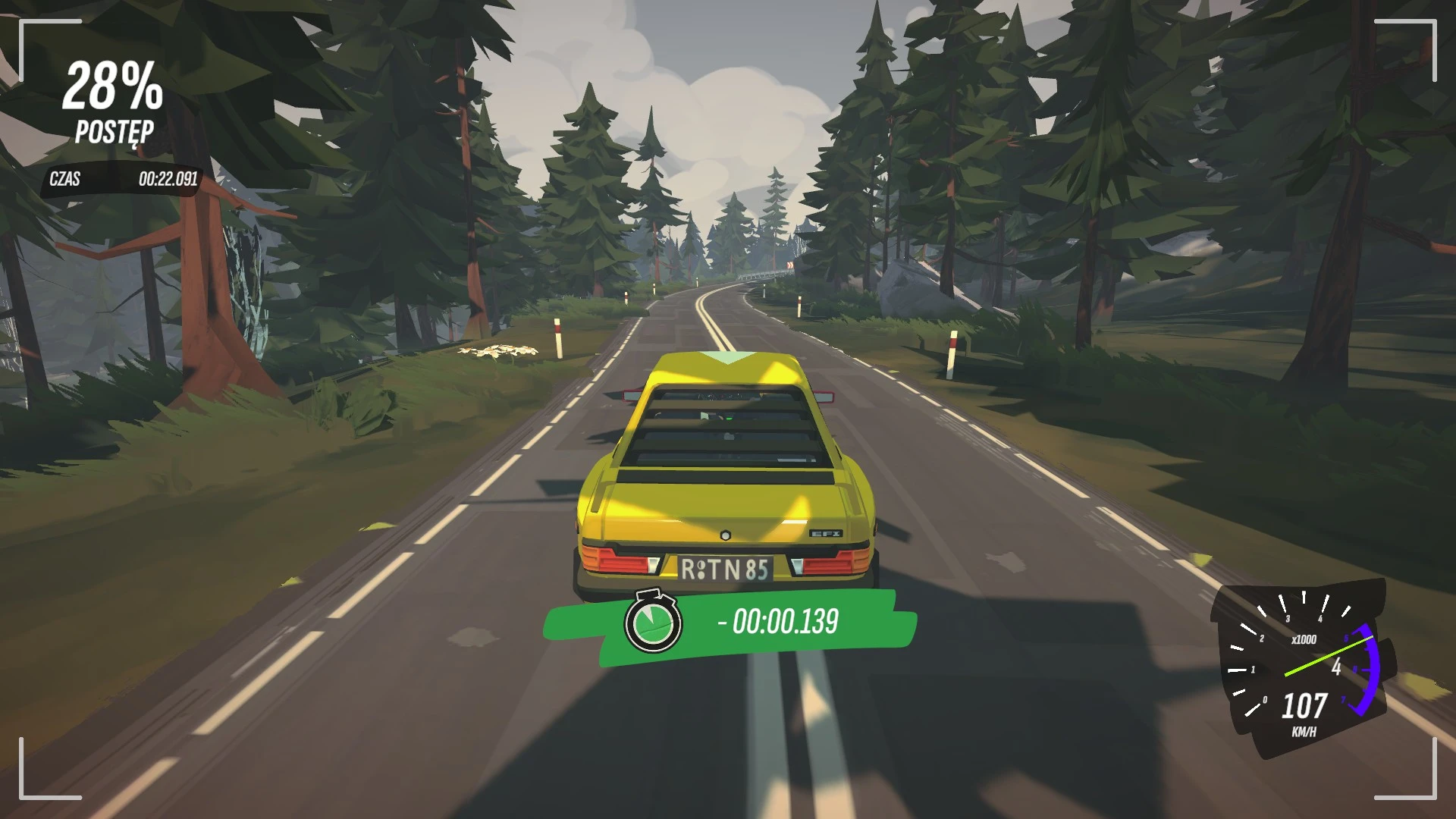 #DRIVE Rally - droga w lesie