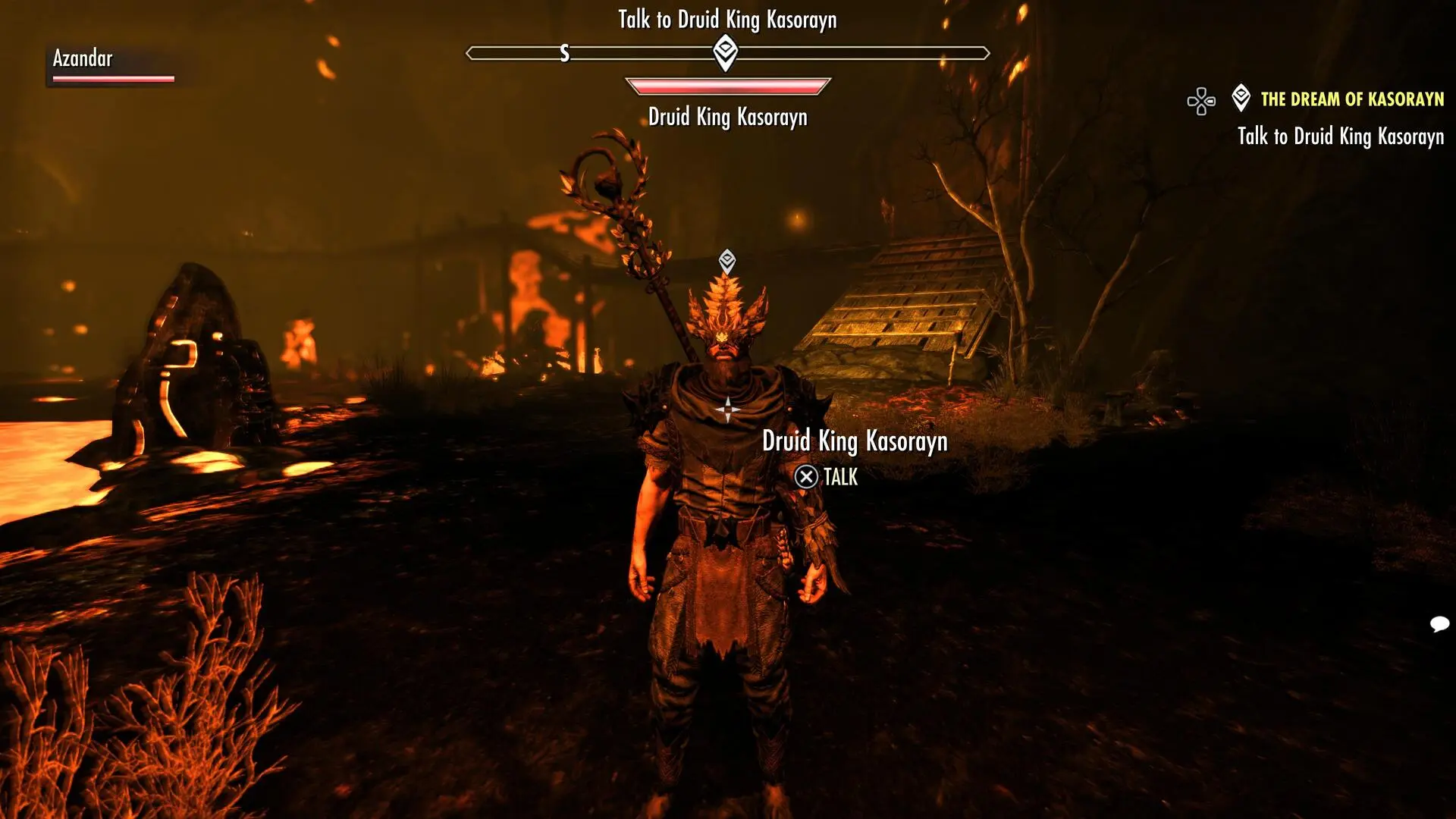 Firesong - stary druid