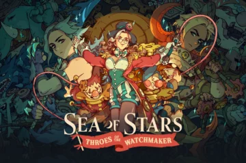 Sea of Stars Throes of the Watchmaker - plansza tytułowa.