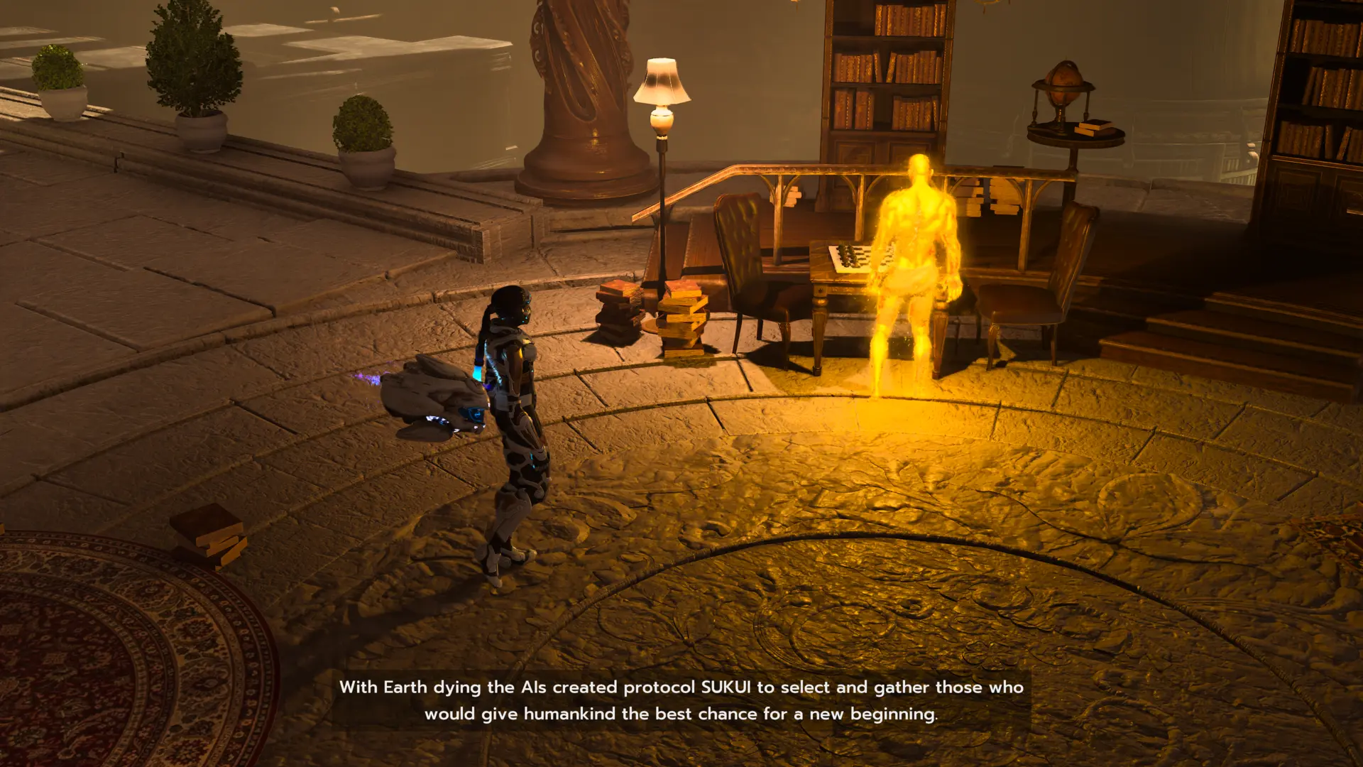 Steel Seed - goły, złoty chłop