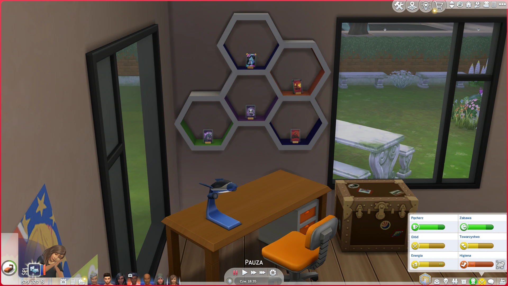 Pokój dzieciaków - półki