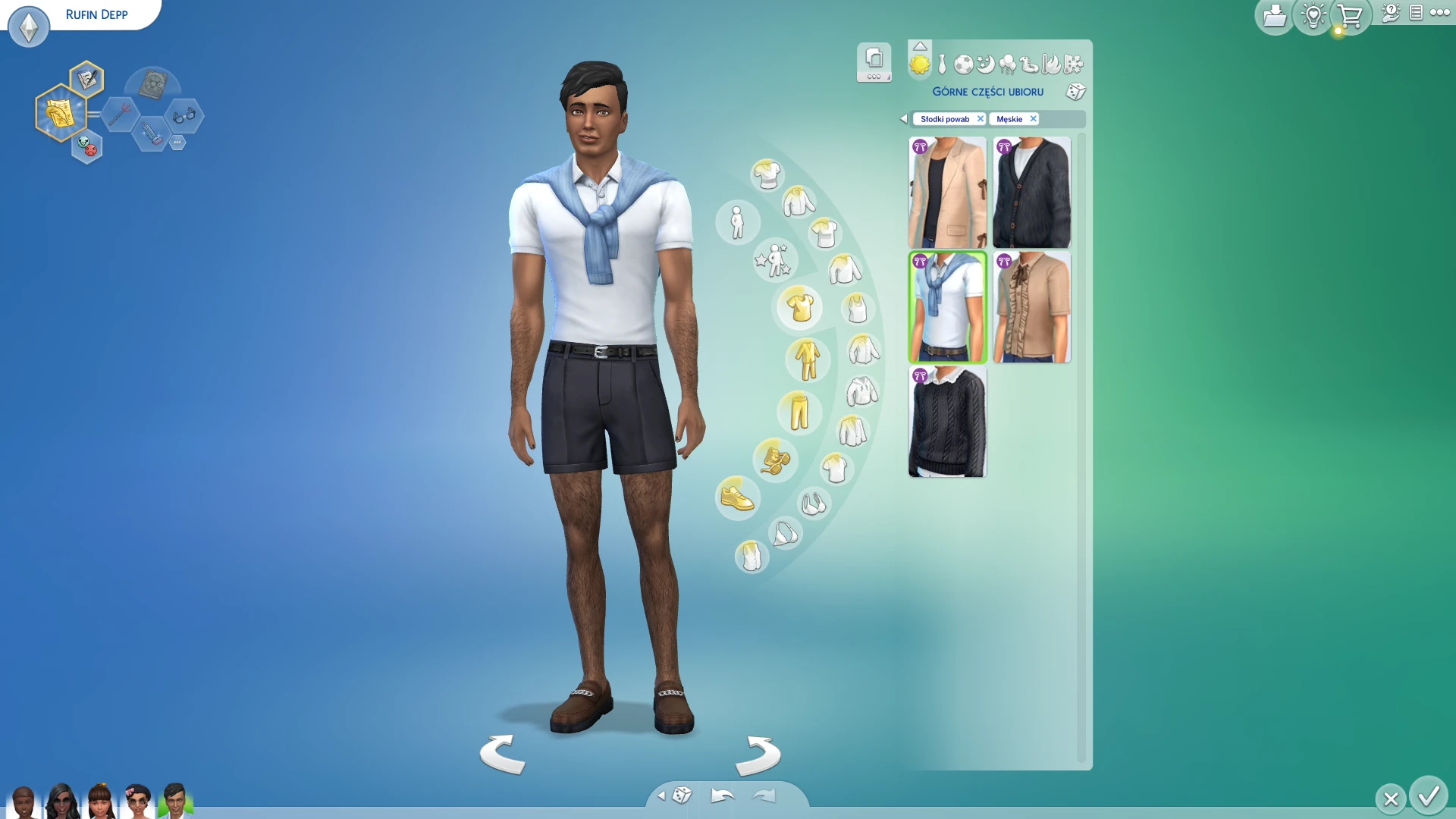 Słodki powab - stroje męskie