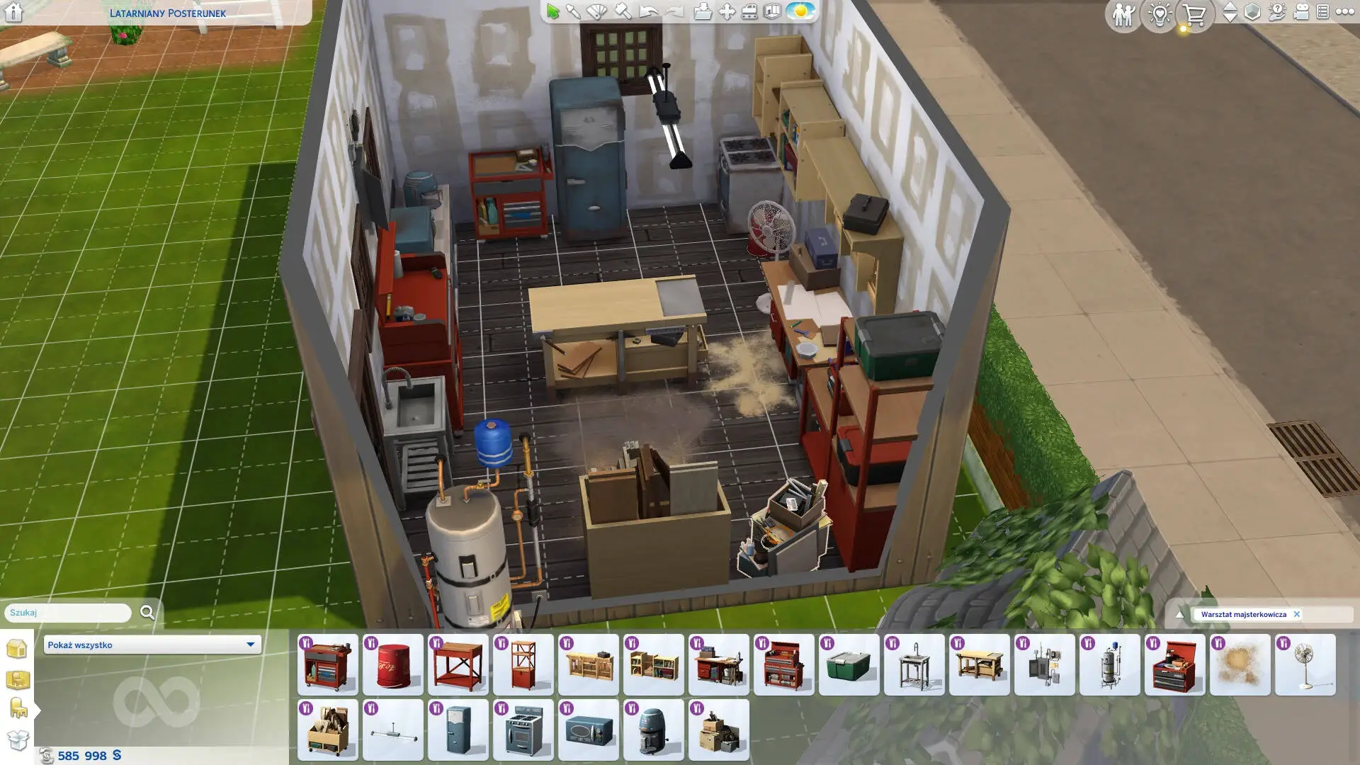 Warsztat majsterkowicza - duży warsztat