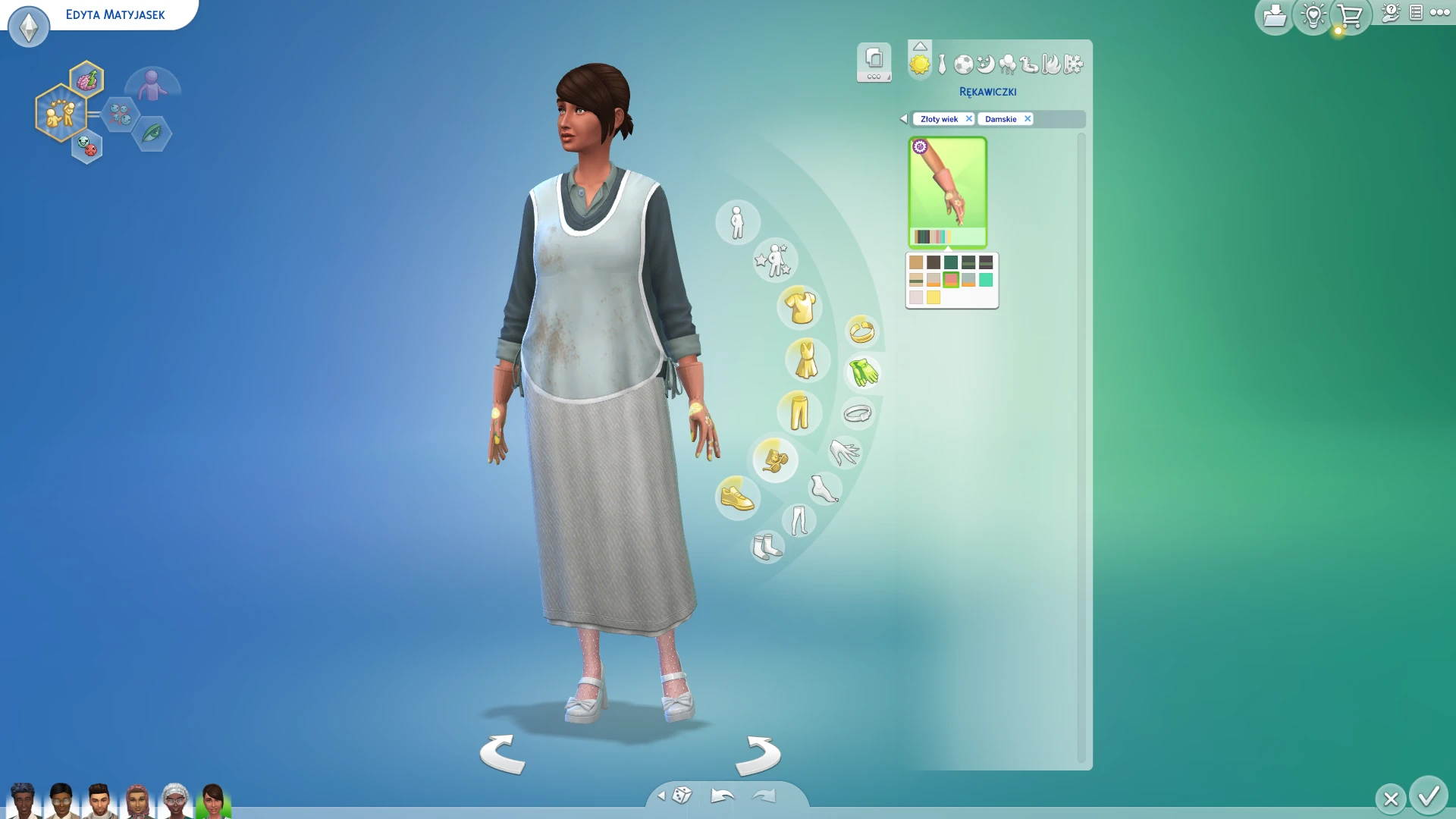 Warsztat majsterkowicza - Złoty wiek - rękawice