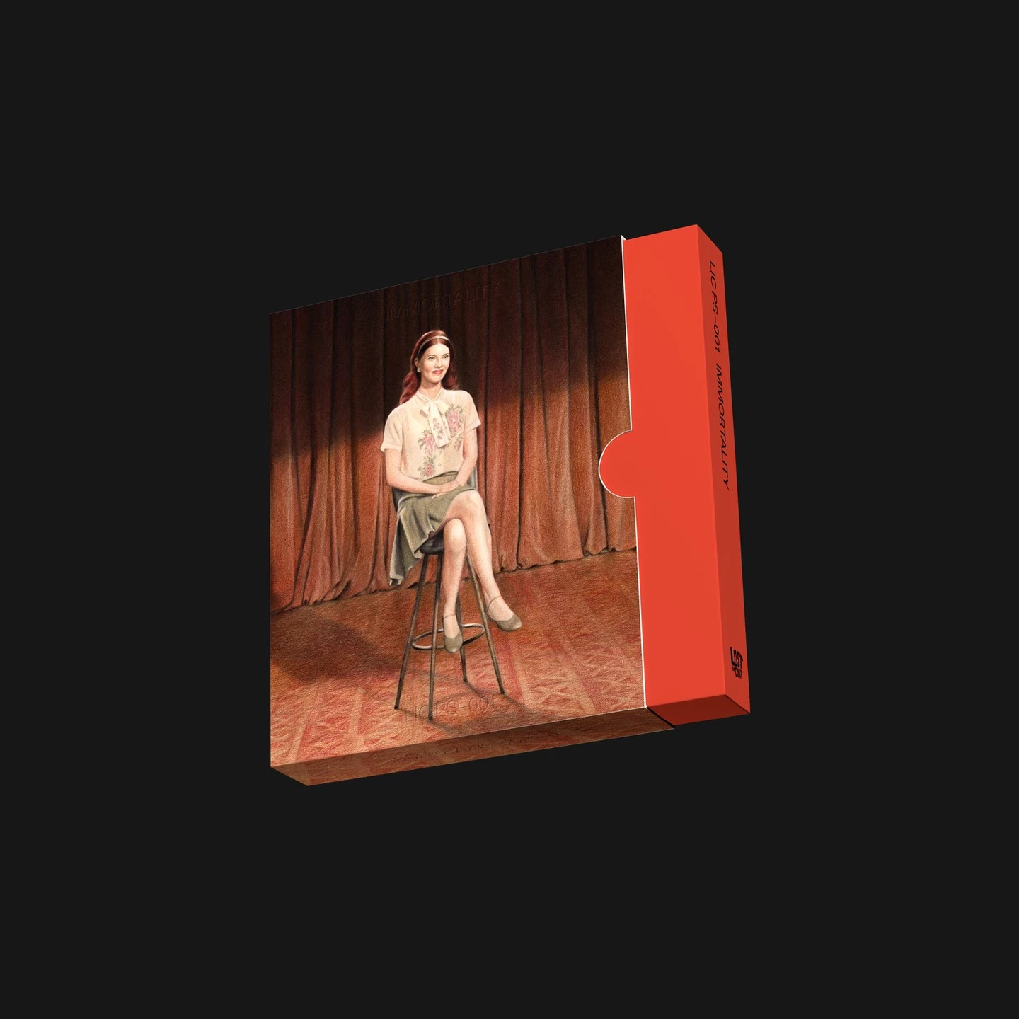 Projekt opakowania gry Immortality w wydaniu Lost in Cult EDITIONS.