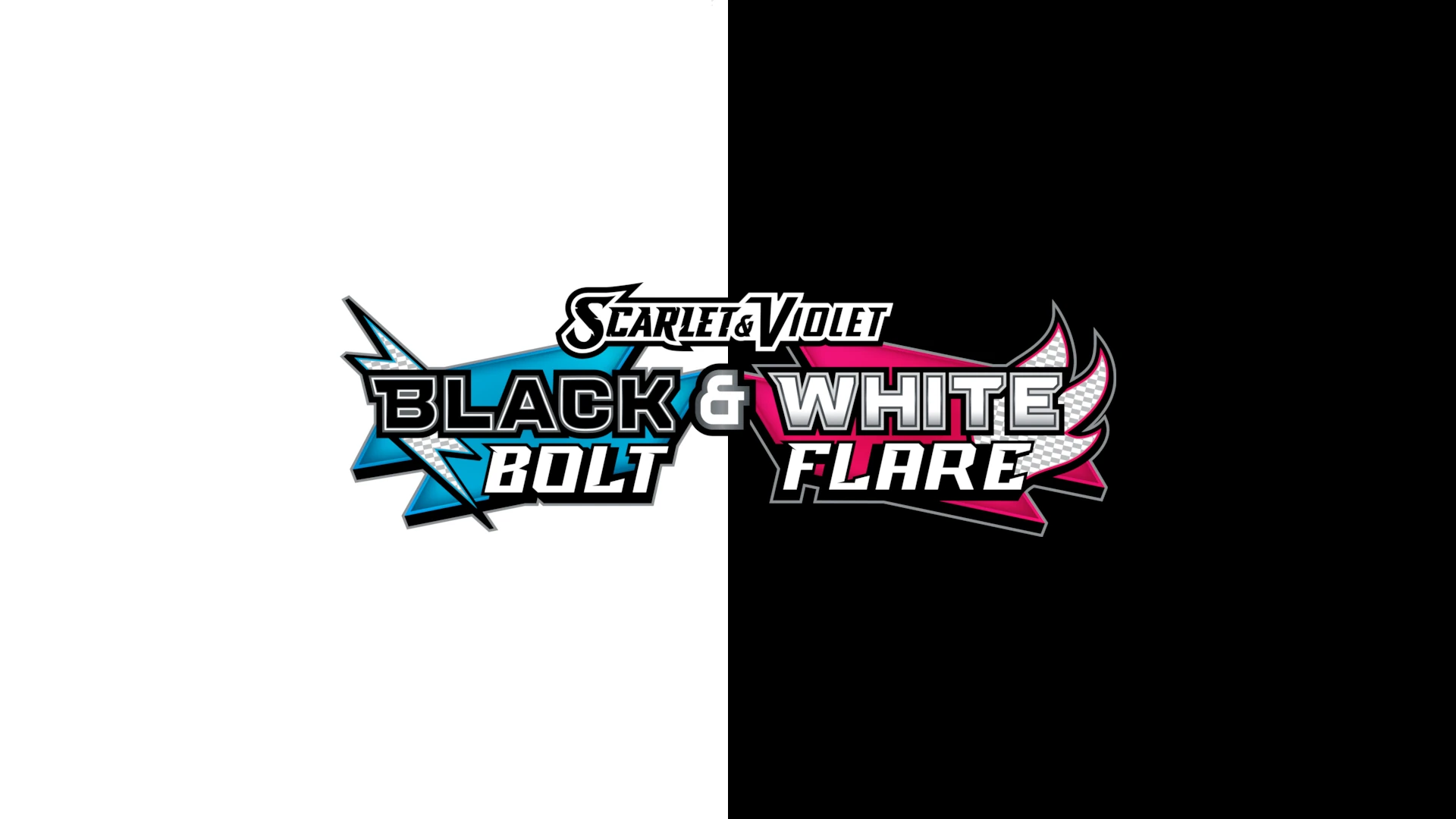 Pokemon Black Bolt i White Flare logo.