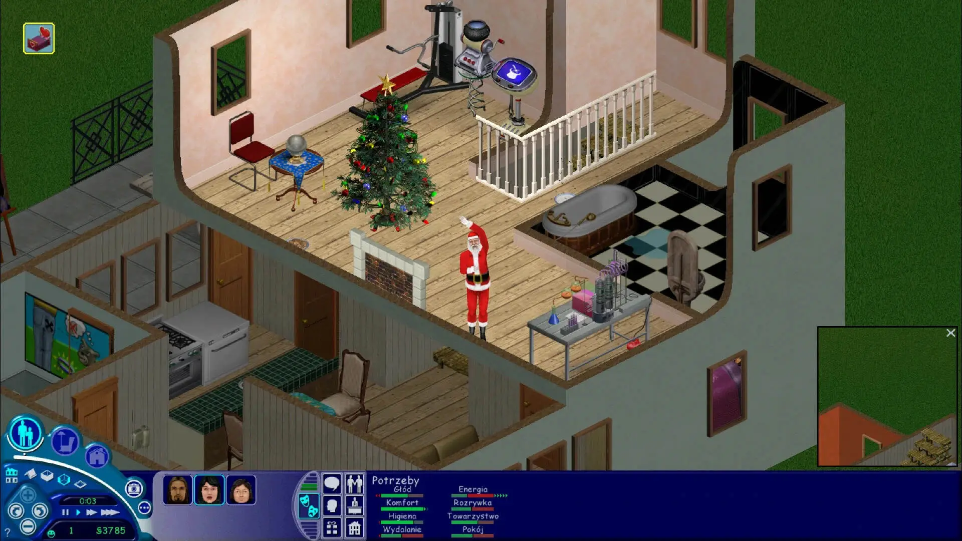 Światowe życie - mikołaj-podpalacz