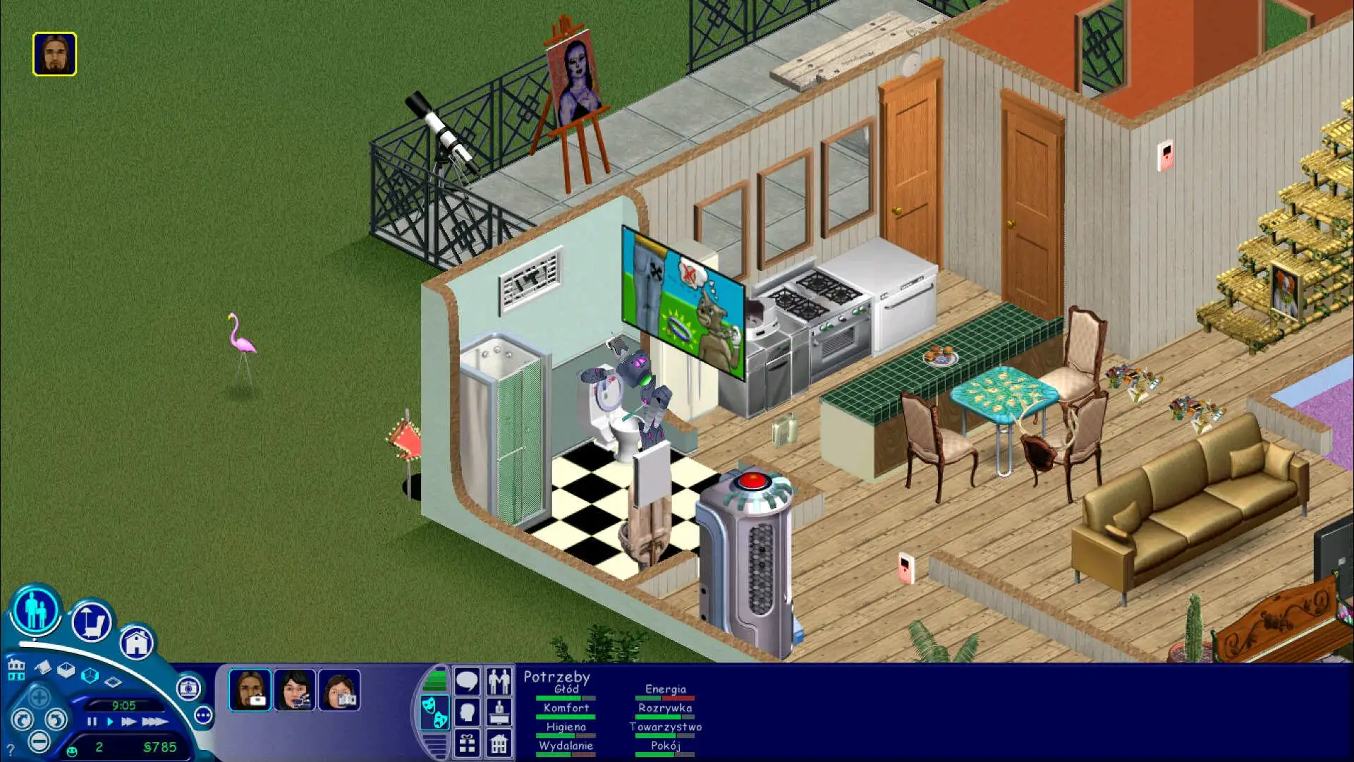 Światowe życie - robot