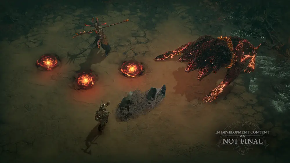 Obraz przedstawia walkę z Astarothem w Diablo IV