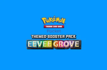 Logo dodatku Eevee Grove w Pokemon TCG Pocket