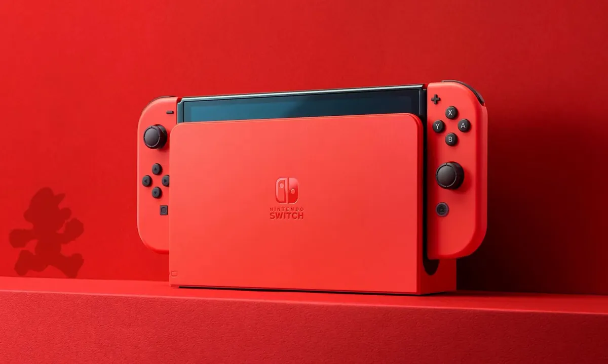 Konsola Nintendo Switch w wersji Super Mario