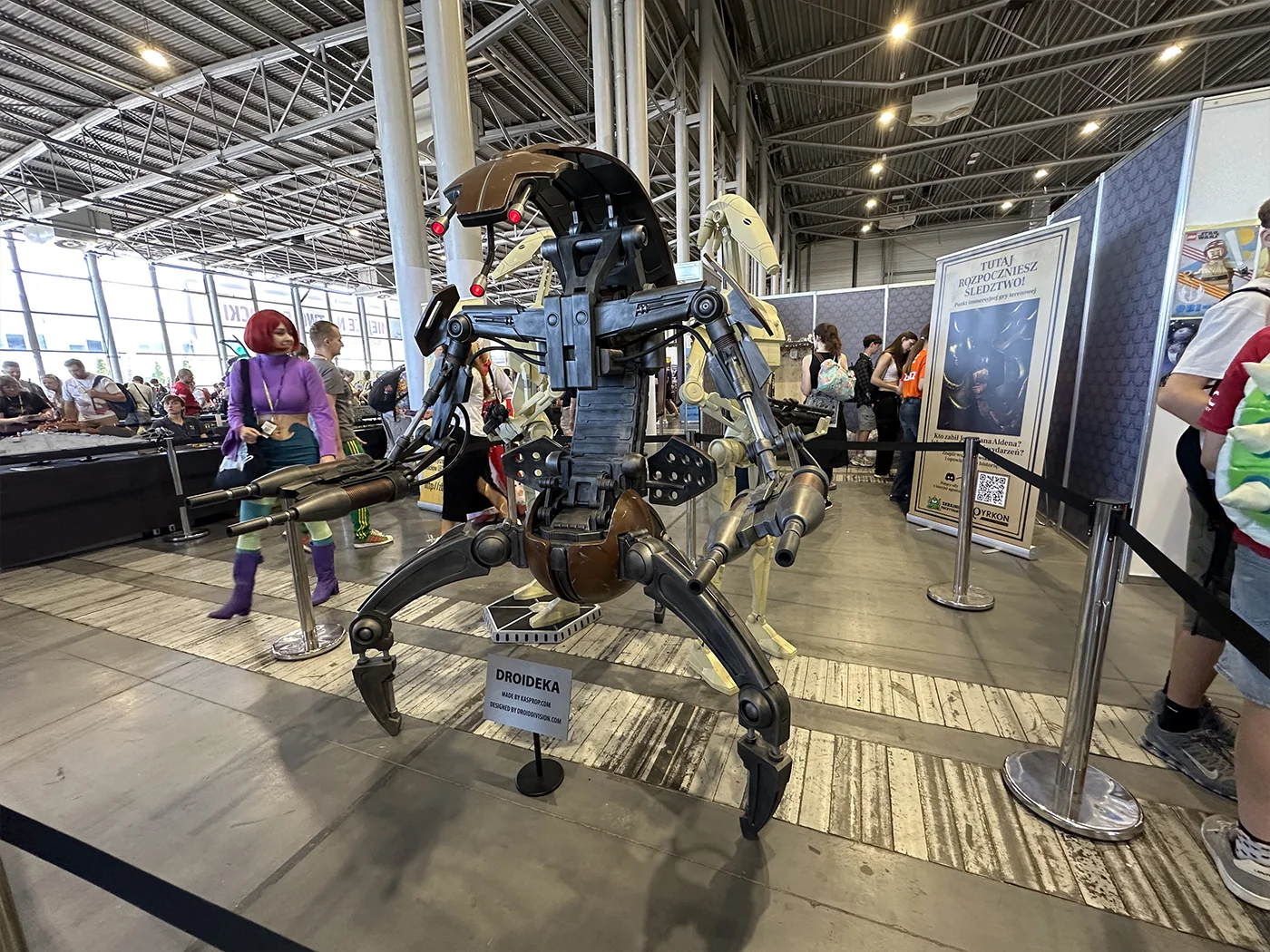 Droideka jak żywy (Star Wars) - Pyrkon