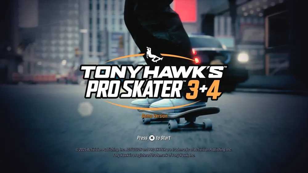 Tony Hawk's Pro Skater 3+4 logo