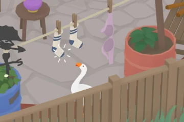 Grafika z gry Untitled Goose Game