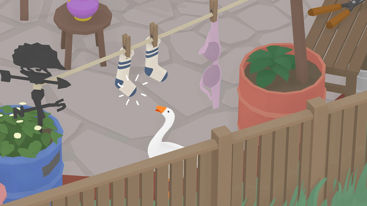 Grafika z gry Untitled Goose Game