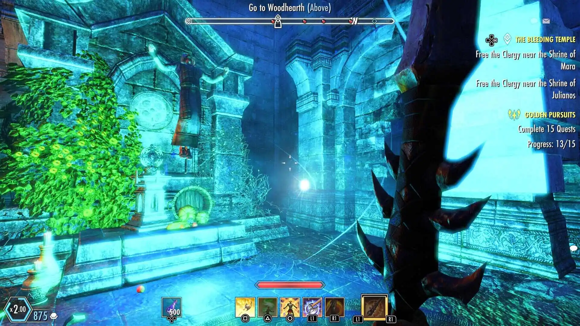 Imperial City - świecący chłop