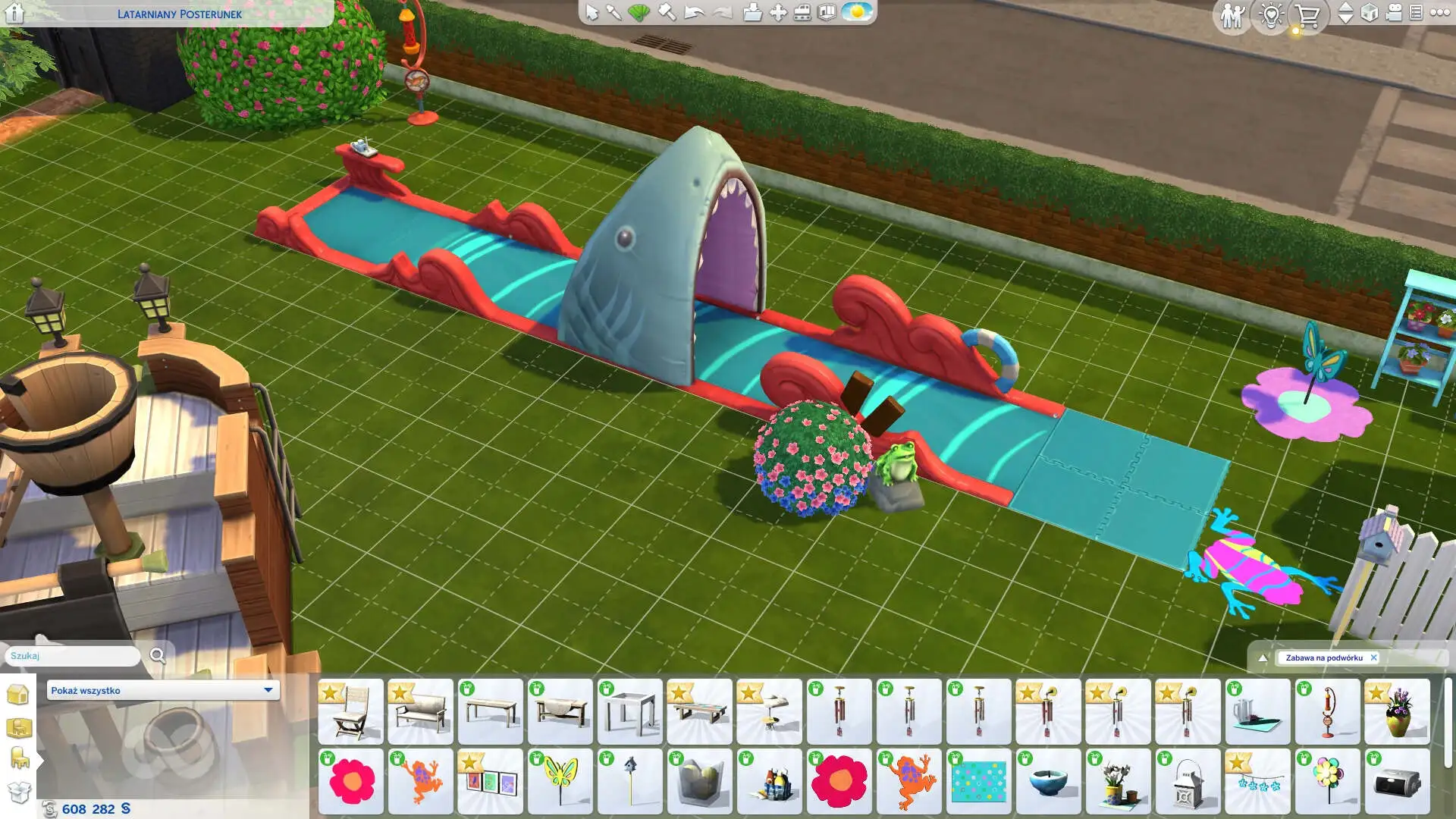 Zabawa na podw&oacute;rku - budowanie ogrodu