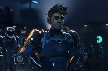 Screen z gry Borderlands 4 z postacią (Rafa) w roli głównej.