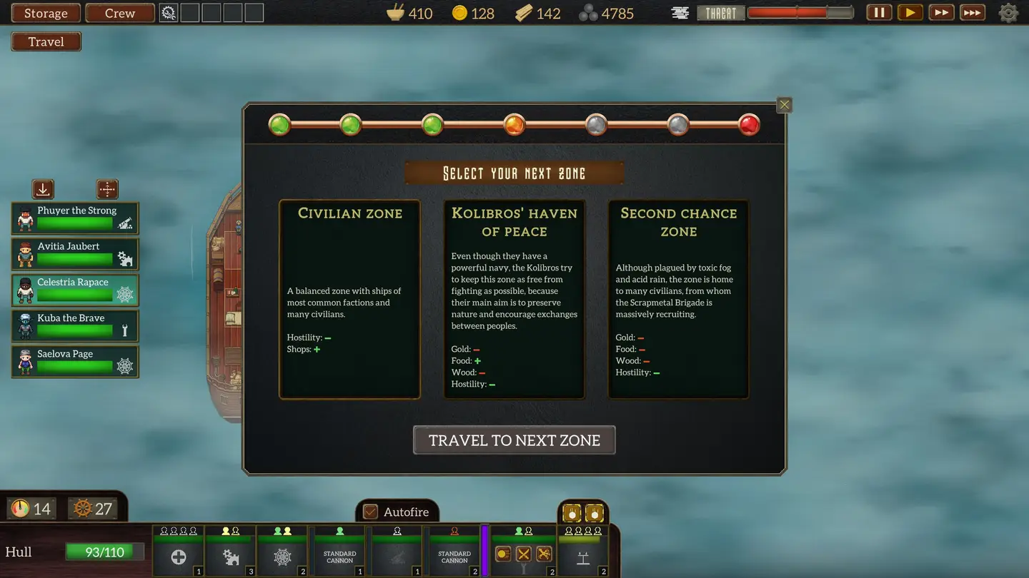 Zrzut ekranu z gry Reclaim the Sea.