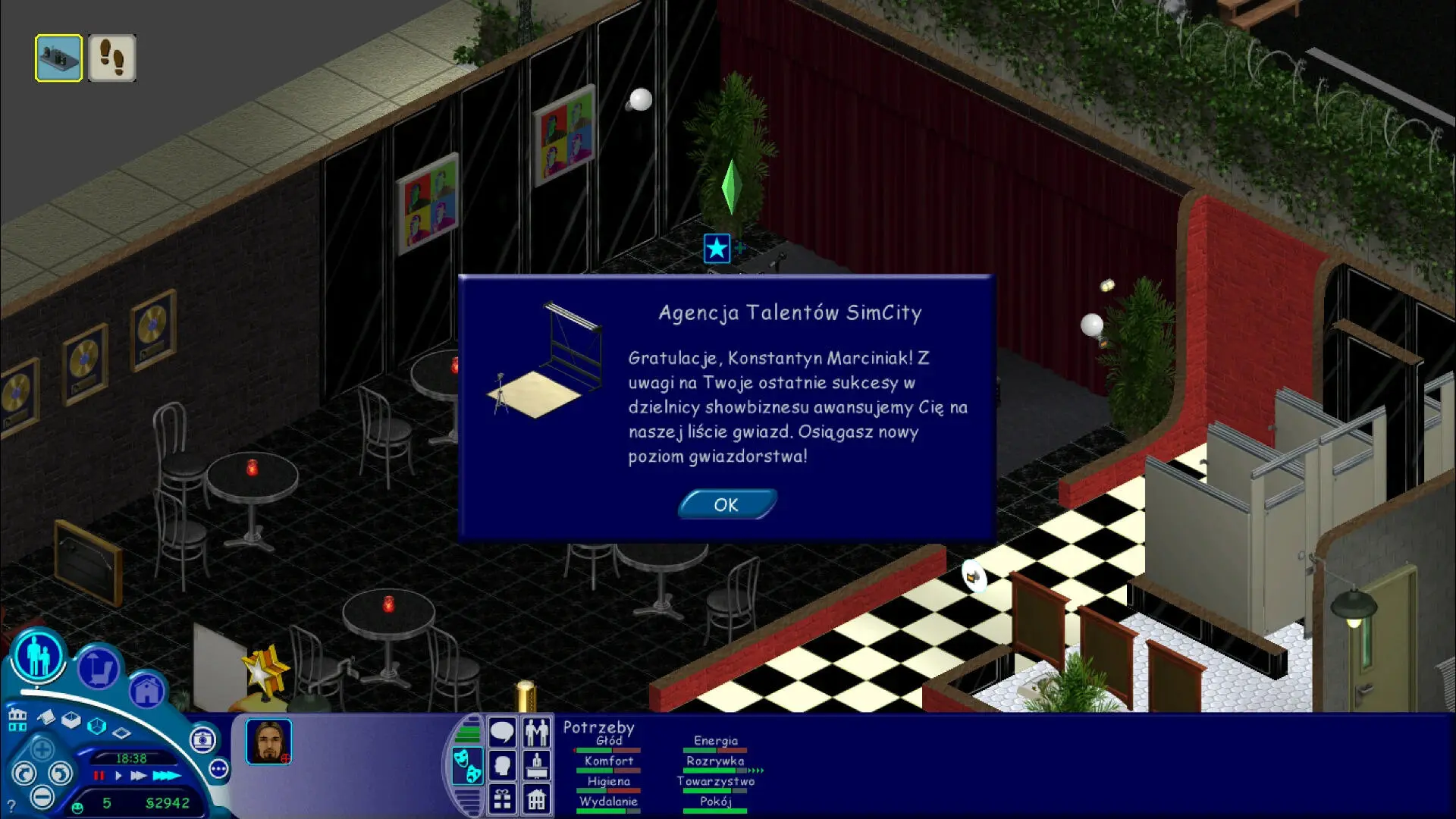 Gwiazda - pierwszy sukces