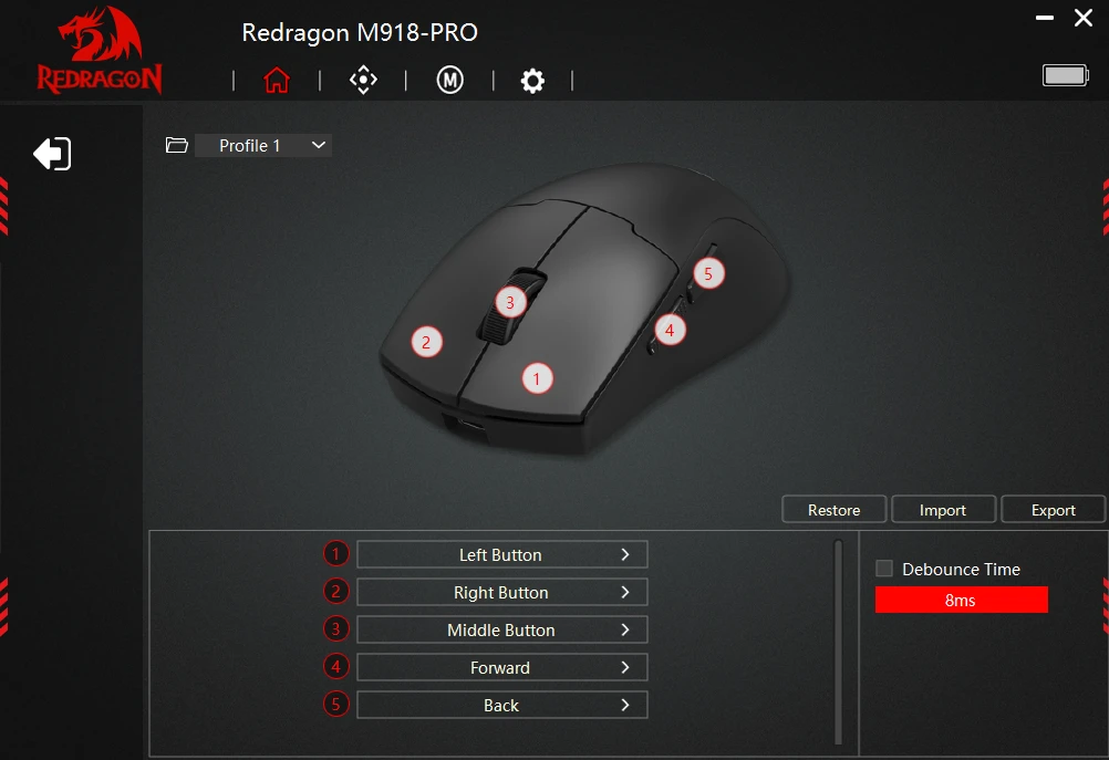 Oprogramowanie Redragon K1NG MAX - Strona 1