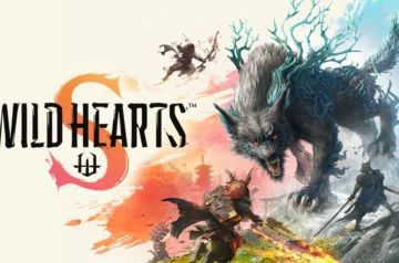 Wild Heart S - grafika główna z logiem i postaciami w tle