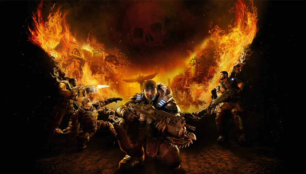 Grafika główna z gry Gears of War: Reloaded