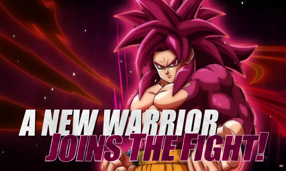 Goku w formie Super Saiyan 4 z serii Daima dołącza do Dragon Ball FighterZ. Oficjalna grafika zapowiadająca nowego wojownika.